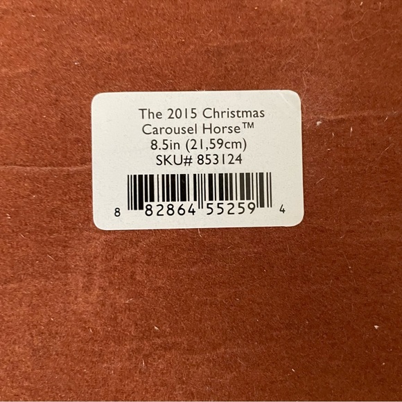 Christmas Lenox Carousel Horse 2014/2015 - Picture 9 of 10